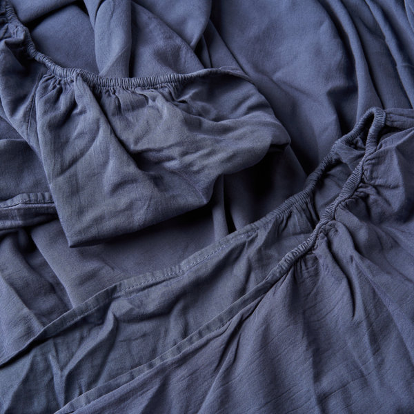 Canora Grey Aize 140 Thread Count 100 Cotton Fitted Sheet Wayfair.co.uk